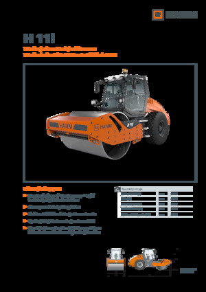 Rouleaux monocylindres Hamm H 11i