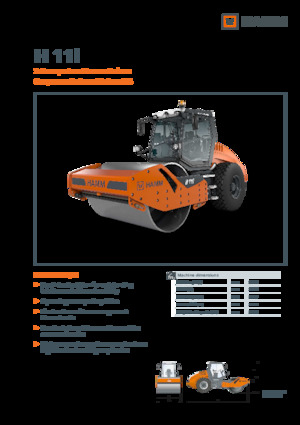 Rouleaux monocylindres Hamm H 11i