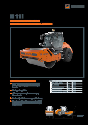 Rouleaux monocylindres Hamm H 11i