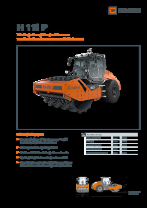 Rouleaux monocylindres Hamm H 11i P