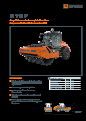 Rouleaux monocylindres Hamm H 11i P