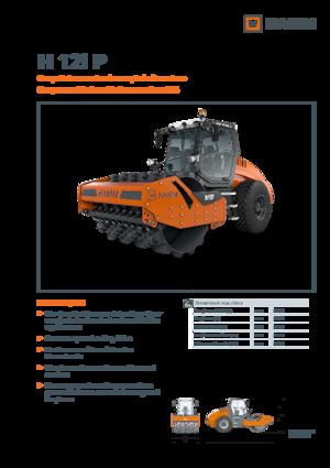Rouleaux monocylindres Hamm H 12i P