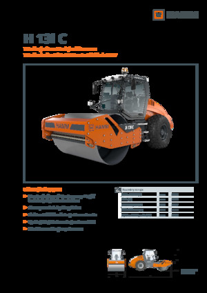 Rouleaux monocylindres Hamm H 13i C