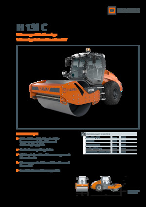 Rouleaux monocylindres Hamm H 13i C