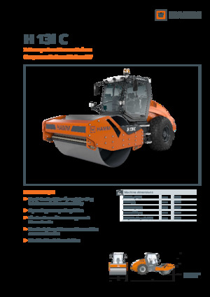 Rouleaux monocylindres Hamm H 13i C