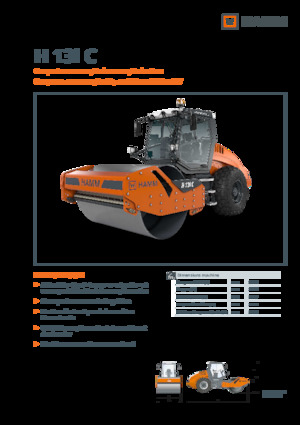 Rouleaux monocylindres Hamm H 13i C