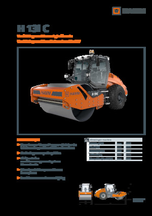 Rouleaux monocylindres Hamm H 13i C