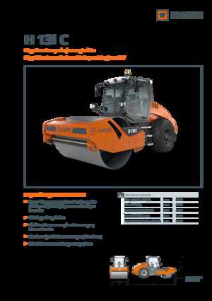 Rouleaux monocylindres Hamm H 13i C