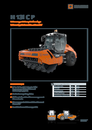 Rouleaux monocylindres Hamm H 13i C-P