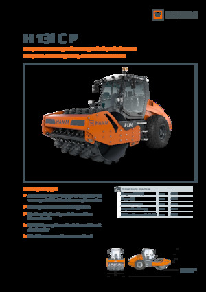Rouleaux monocylindres Hamm H 13i C P