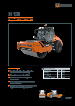 Rouleaux monocylindres Hamm H 13i