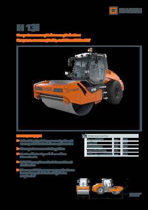 Rouleaux monocylindres Hamm H 13i