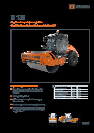 Rouleaux monocylindres Hamm H 13i