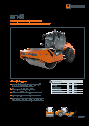 Rouleaux monocylindres Hamm H 16i