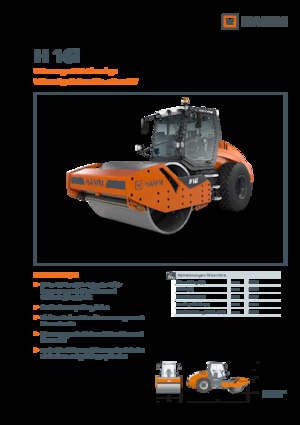 Rouleaux monocylindres Hamm H 16i