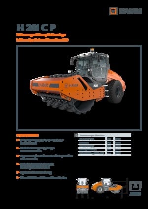 Rouleaux monocylindres Hamm H 20i C-P