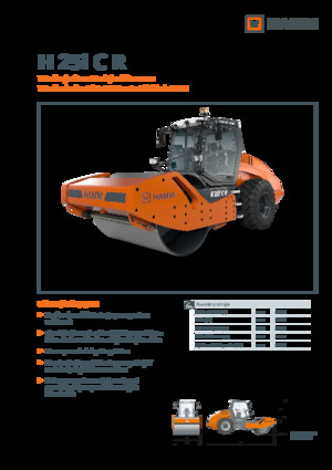 Rouleaux monocylindres Hamm H 25i C R