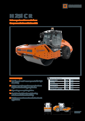 Rouleaux monocylindres Hamm H 25i C R