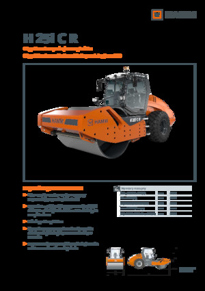 Rouleaux monocylindres Hamm H 25i C R