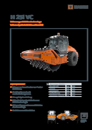 Rouleaux monocylindres Hamm H 25i VC