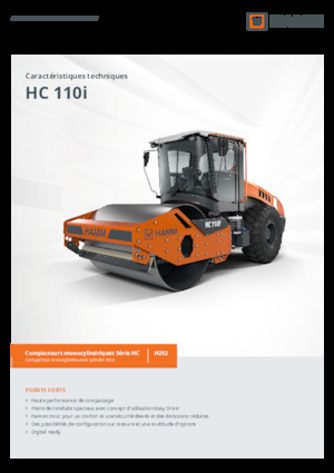 Rouleaux monocylindres Hamm HC 110i