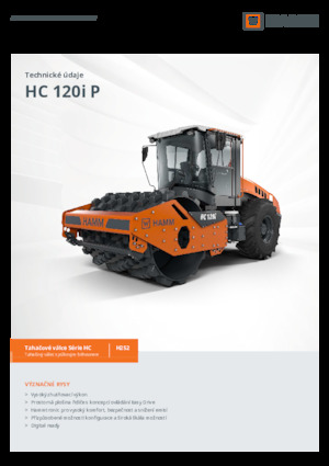 Rouleaux monocylindres Hamm HC 120i P