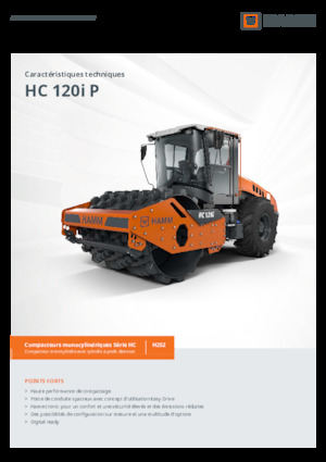 Rouleaux monocylindres Hamm HC 120i P