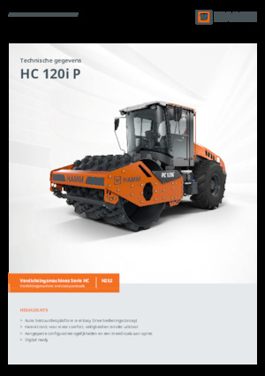 Rouleaux monocylindres Hamm HC 120i P