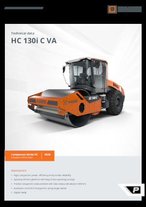 Rouleaux monocylindres Hamm HC 130i C VA