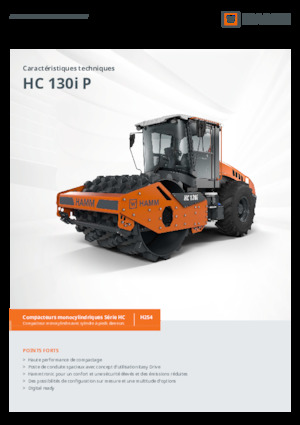Rouleaux monocylindres Hamm HC 130i P