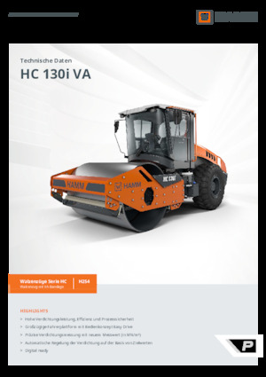 Rouleaux monocylindres Hamm HC 130i VA