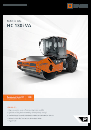 Rouleaux monocylindres Hamm HC 130i VA