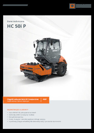Rouleaux monocylindres Hamm HC 50i P