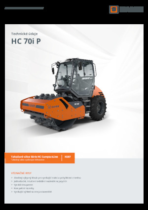 Rouleaux monocylindres Hamm HC 70i P