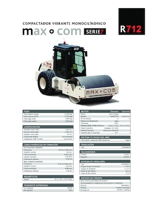 Rouleaux monocylindres Max-Com R 712