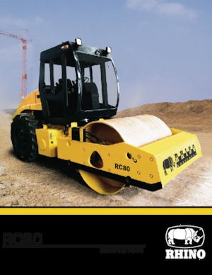 Rouleaux monocylindres RHINO RC80