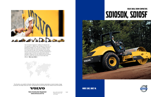 Rouleaux monocylindres Volvo SD105F