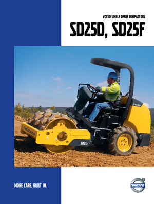 Rouleaux monocylindres Volvo SD25D