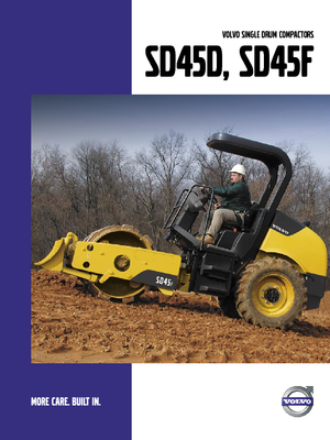 Rouleaux monocylindres Volvo SD45F