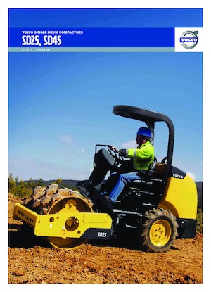 Rouleaux monocylindres Volvo SD45B
