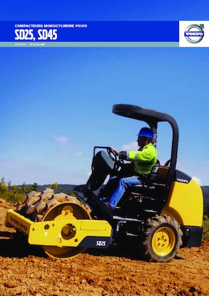 Rouleaux monocylindres Volvo SD45B