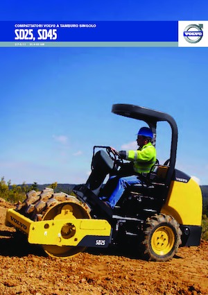 Rouleaux monocylindres Volvo SD45B