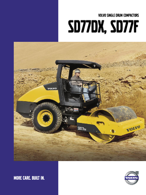 Rouleaux monocylindres Volvo SD77DX