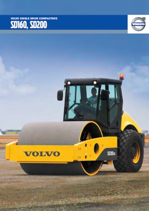 Rouleaux monocylindres Volvo SD200