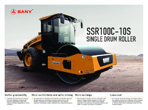 Rouleaux monocylindres Sany SSR100C-10S