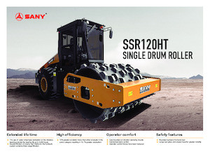 Rouleaux monocylindres Sany SSR120HT