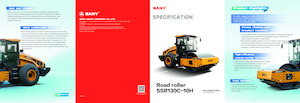 Rouleaux monocylindres Sany SSR130C-10H