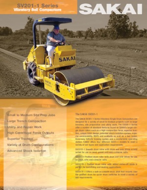 Rouleaux monocylindres Sakai SV201TB-1