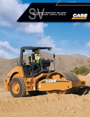 Rouleaux monocylindres Case SV210