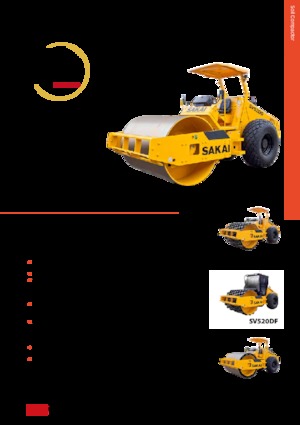 Rouleaux monocylindres Sakai SV520DF